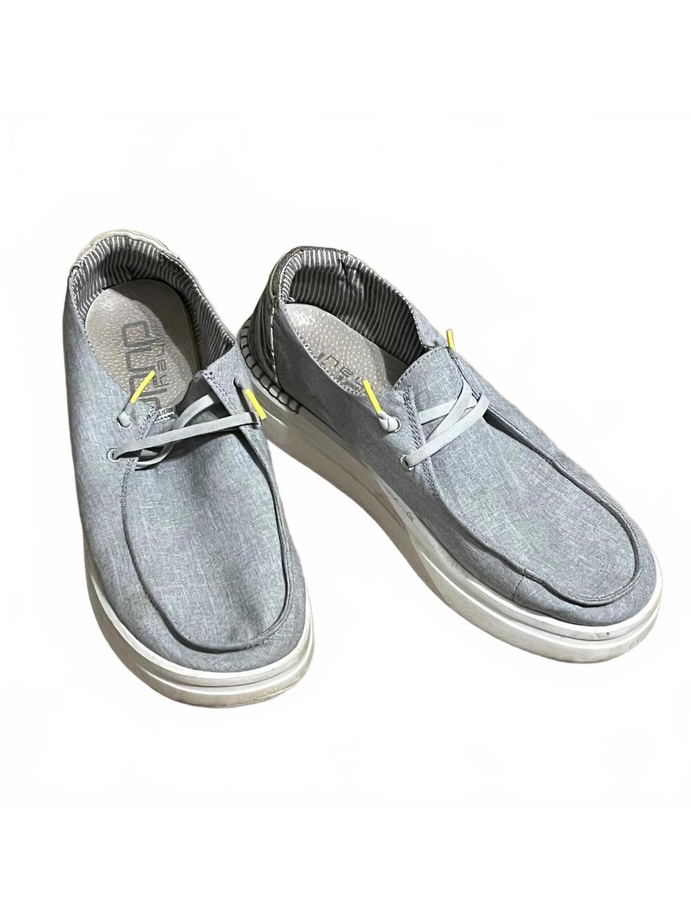 Hey Dude Wally Grey Casual Slip-On Shoes